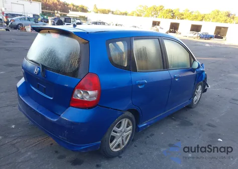 2007 Honda Fit Sport z USA, uszkodzony, nr VIN JHMGD38657S043551